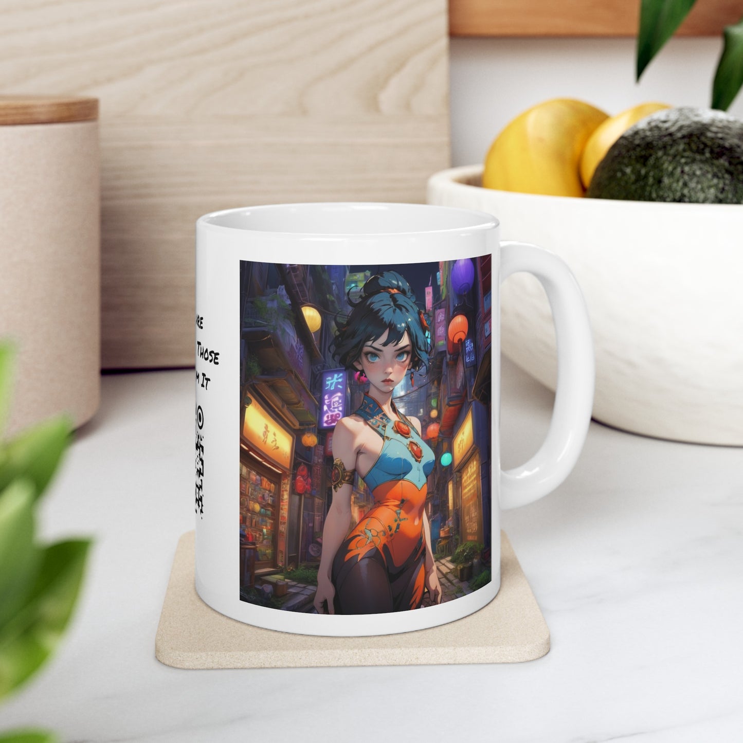 Night Tide | HD Graphic | Anime | Coffee | Tea | Hot Chocolate | Ceramic Mug | 11oz
