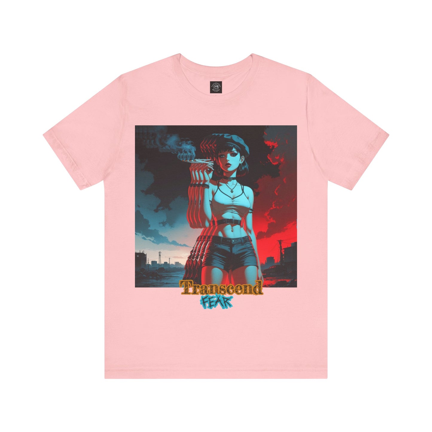 Transcend Fear Graphic Tee - Unisex Jersey Short Sleeve T-Shirt