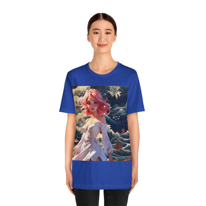 Waves of Beauty | HD Graphic | Pretty Girl | Japanese Art | Men's | Women's | Tee | T-Shirt