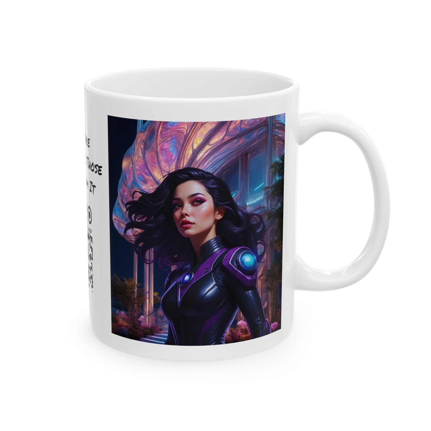 Space Siren | HD Graphic | Sci-Fi | Coffee | Tea | Hot Chocolate | 11oz | White Mug