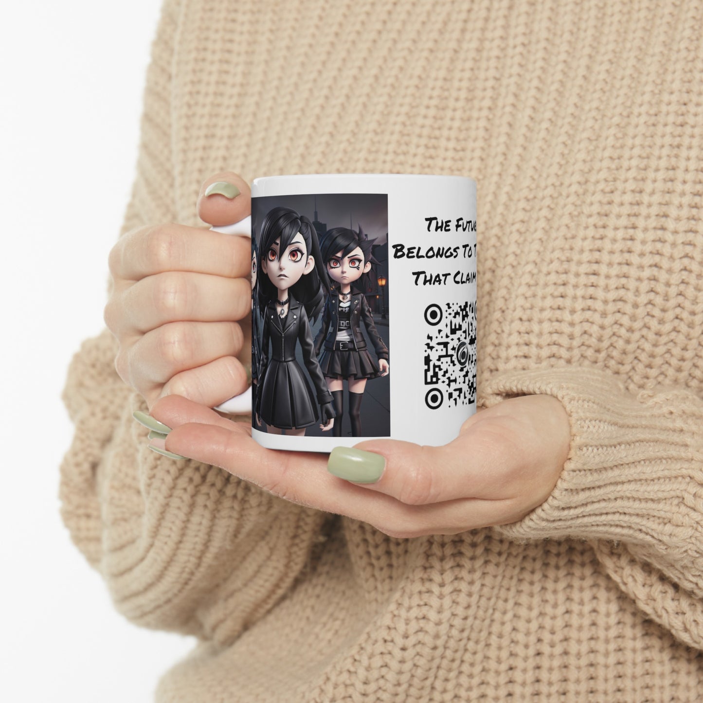 The Weyward Sisters | HD Graphic | 3D Animation | Macbeth | Shakespeare | Goth | Emo | Coffee | Tea | Hot Chocolate | 11oz | White Mug