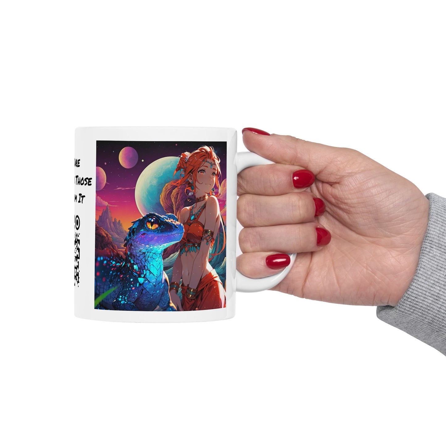 A Girl And Her 'Guana | Anime | Fantasy | Coffee |  Tea |  Hot Chocolate | 11oz