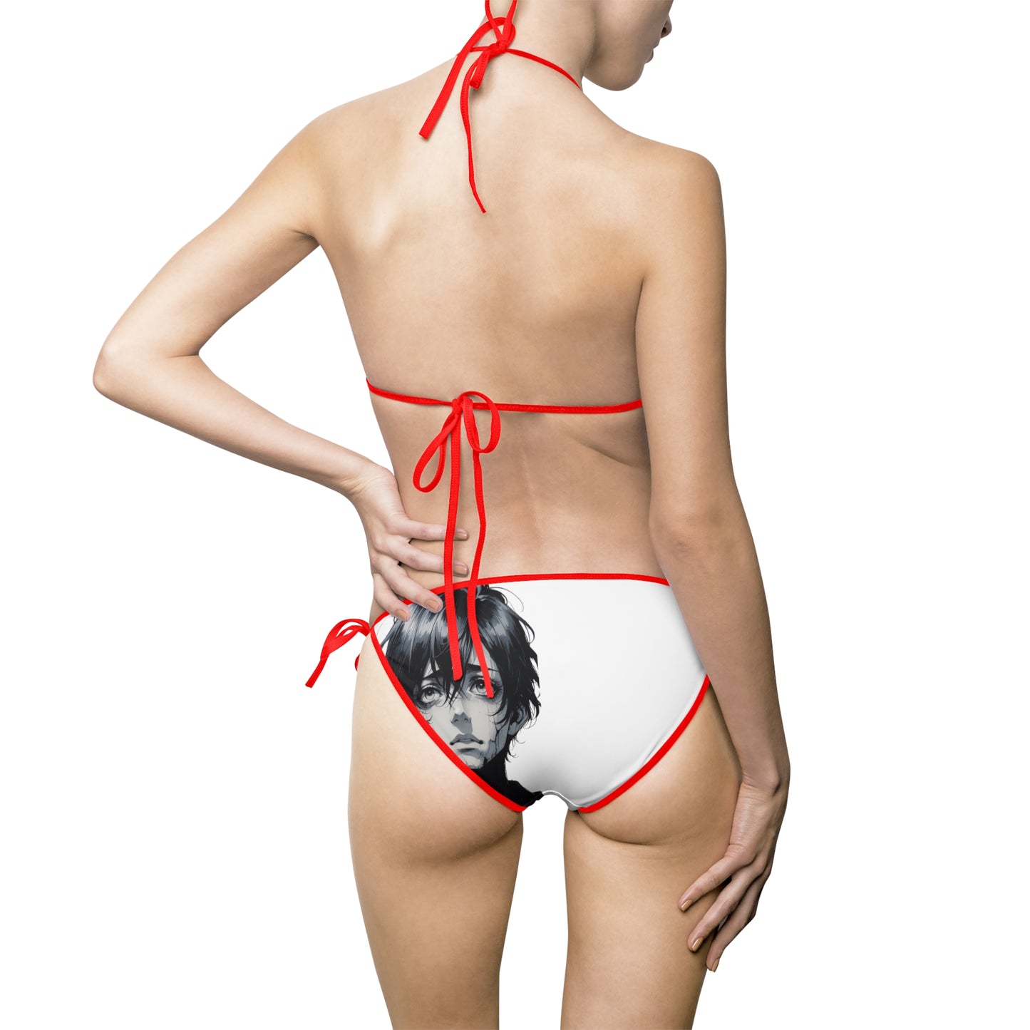 Artistic Women's Bikini Swimsuit - Summer Beachwear with Unique Design