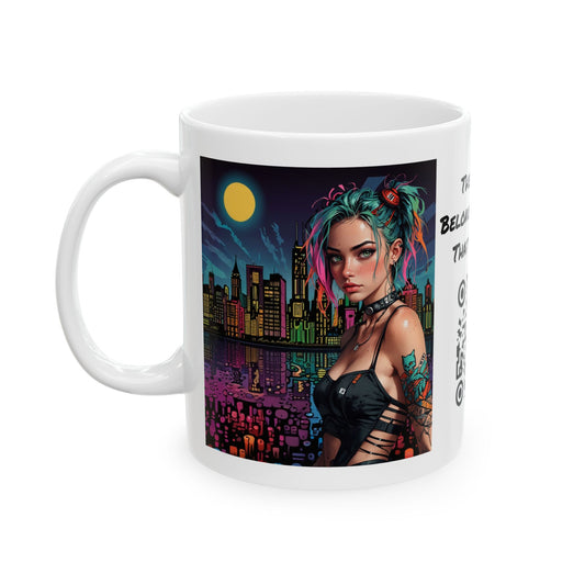 Cyberpunk Princess | Pastel | Cyberpunk | Coffee |  Tea |  Hot Chocolate | 11oz