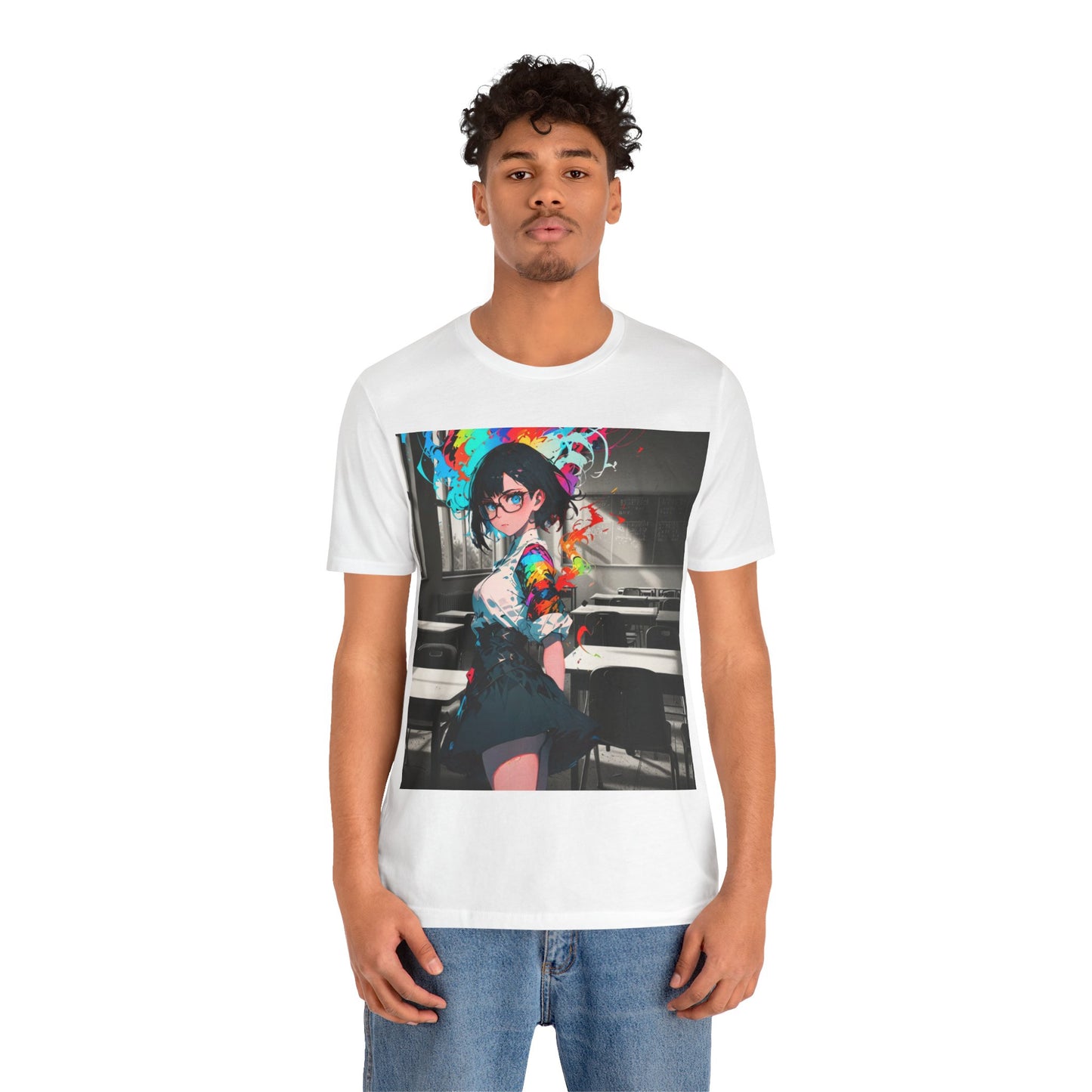 Back 2 Schoolgirl  | Anime | Mixed Medium | Unisex | Men's | Women's | Tee | T-Shirt