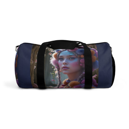 Whimsical Floral Duffel Bag - Stylish Gym & Travel Tote for Women