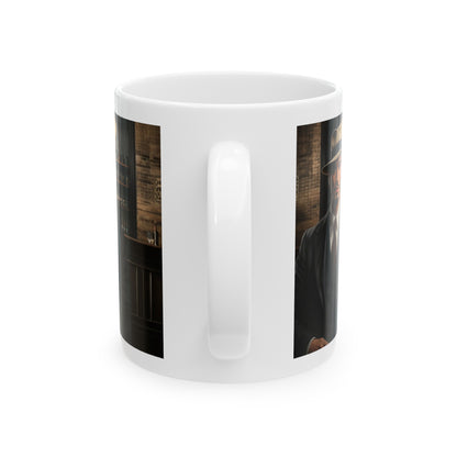 Gangster Is As Gangster Does | HD Graphic | Prohibition | Speakeasy | Coffee | Tea | Hot Chocolate | 11oz | White Mug
