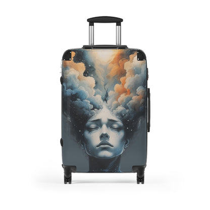 Artistic Cloud Dreamer Suitcase - Dreamy Cloud Design for Travelers