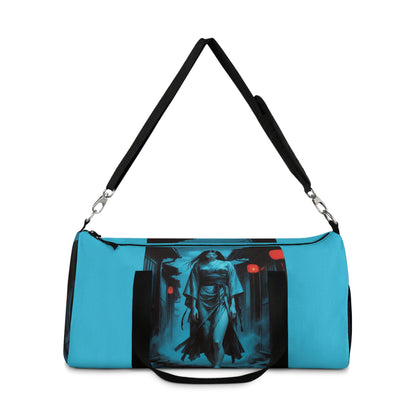 Asian-Inspired Design Duffel Bag
