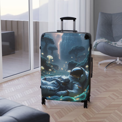 Astronaut In The Ocean Hard Shell Suitcase - Unique Travel Luggage for Space Lovers