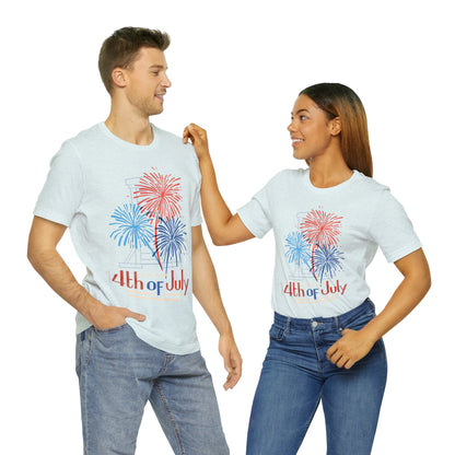 Patriotic Gift | Fireworks | Independence Day | July 4th | July 14th |  Guillotine | USA | Freedom | America | Fourth of July | Bastille Day | France | Unisex | Men's | Women's | Tee | T-Shirt