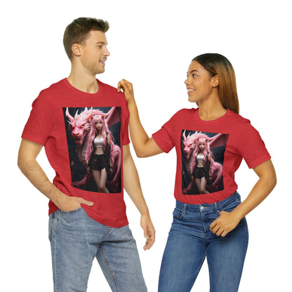 Dragon Lady | Fantasy | Anime | Gamer | HD Graphic | Unisex | Men's | Women's | Tee | T-Shirt