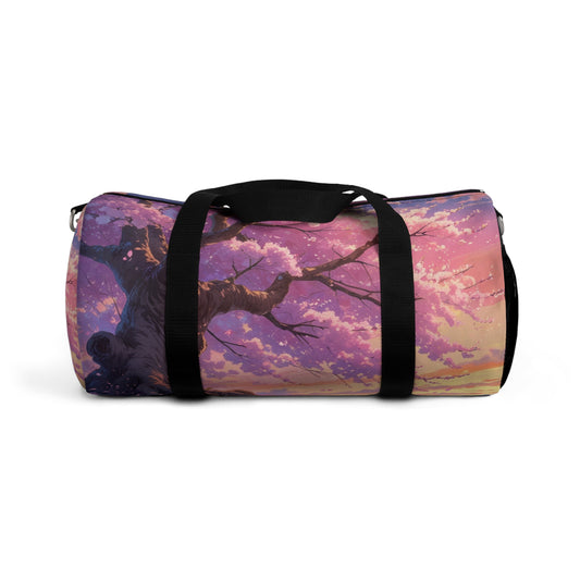 Cherry Blossom Print Duffel Bag - Stylish Travel Companion for Adventure Lovers