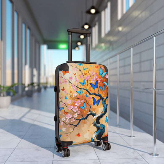 Colorful Butterfly Suitcase - Vibrant Travel Luggage for Adventurers
