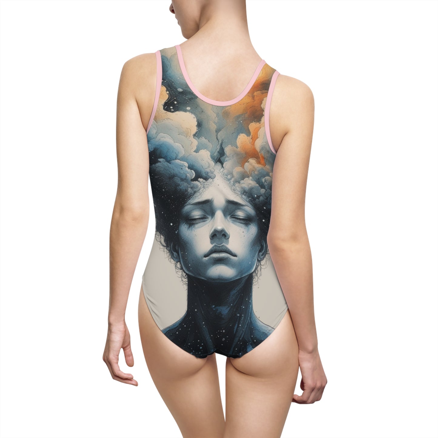 Ethereal Cosmic Women's One-Piece Swimsuit