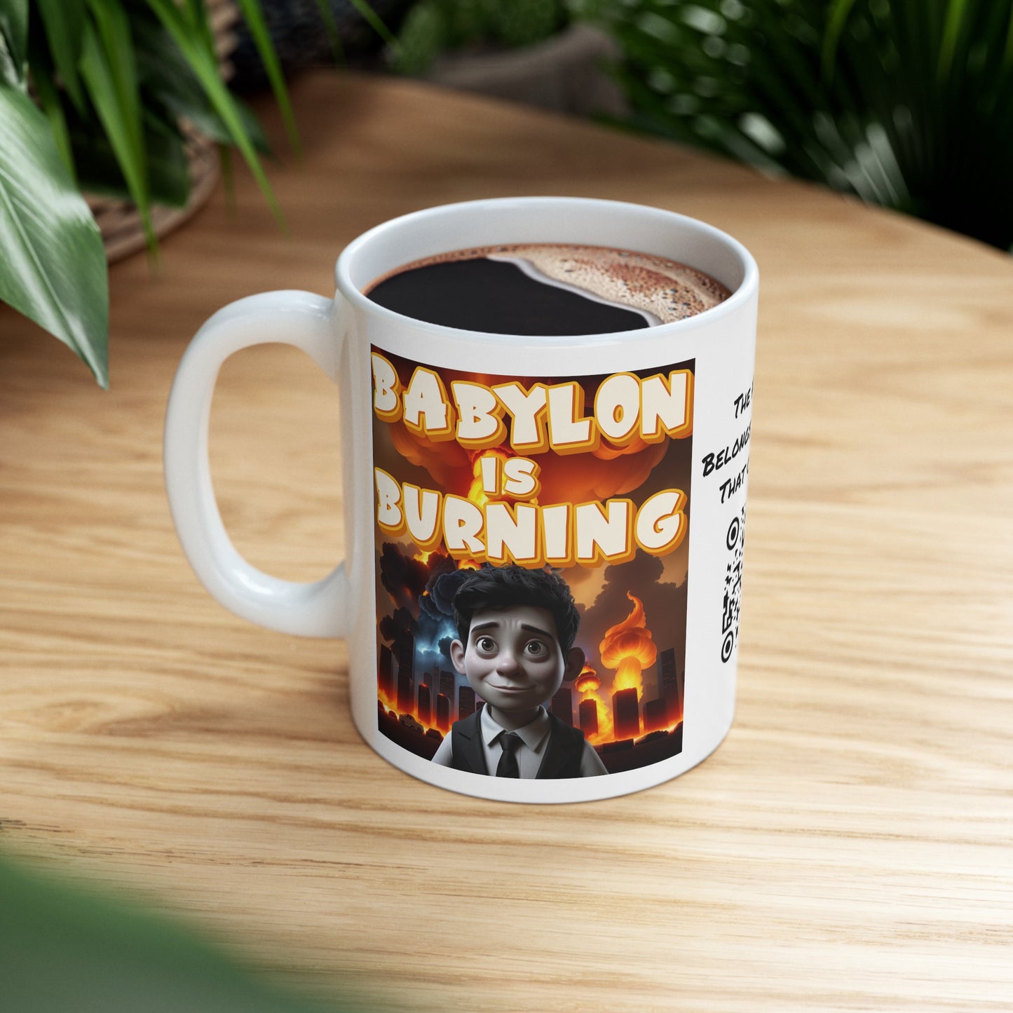 Revelation 18 | HD Graphic | Apocalypse | Coffee | Tea | Hot Chocolate | 11oz | White Mug