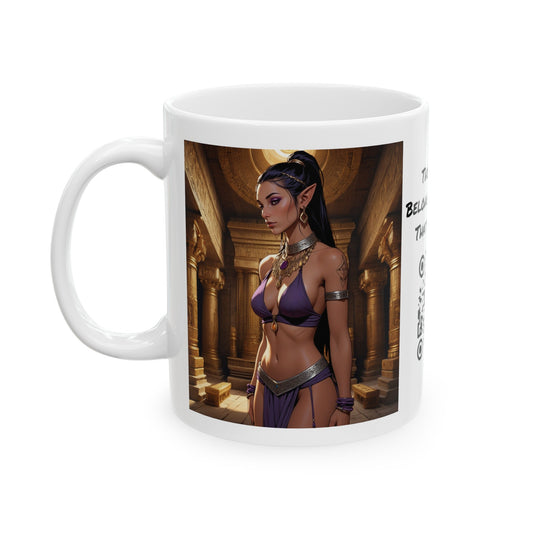 Keeper Of The Temple's Secrets | HD Graphic | Fantasy | Anime | Coffee | Tea | Hot Chocolate | 11oz | White Mug