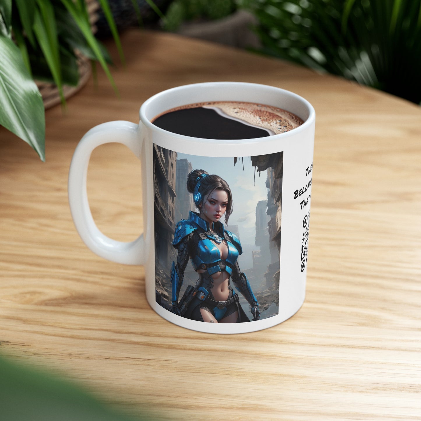 Apocalypse Wow | HD Graphic | Sci-Fi | Future Soldier | Coffee |  Tea |  Hot Chocolate | 11oz