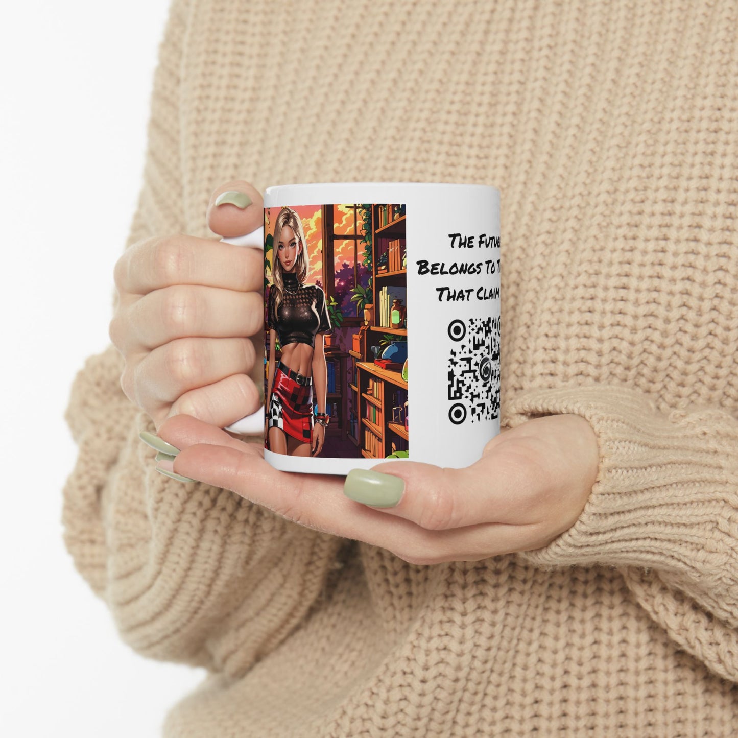 The Golden Hour | Anime | Mini Skirt | Pretty Girl | Coffee |  Tea |  Hot Chocolate | 11oz