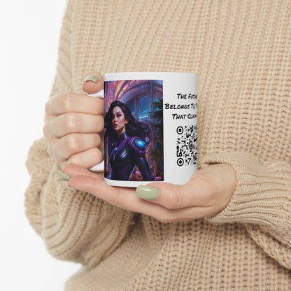 Space Siren | HD Graphic | Sci-Fi | Coffee | Tea | Hot Chocolate | 11oz | White Mug