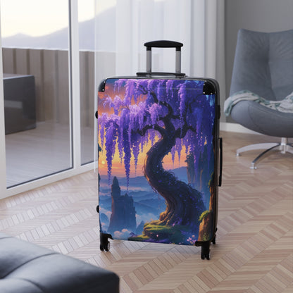 Fantasy Nature Design Suitcase - Traveler's Dream Luggage