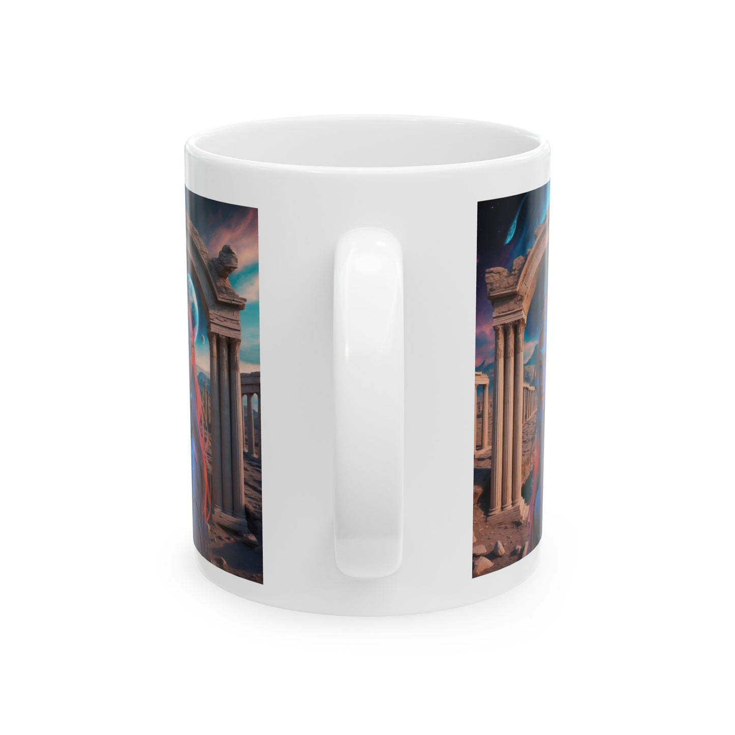The Guardian of Likir Tor | HD Graphic | Fantasy | Elf | Coffee | Tea | Hot Chocolate | 11oz | White Mug