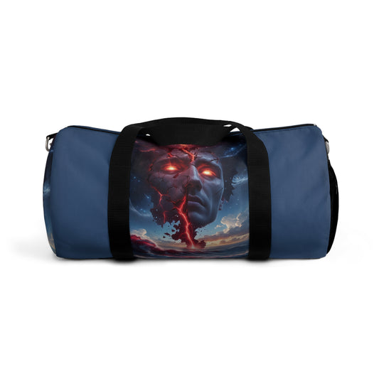 Bold Artwork Duffel Bag - Gym & Travel Tote with Sci-Fi Design