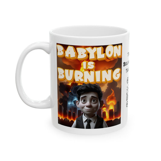 Revelation 18 | HD Graphic | Apocalypse | Coffee | Tea | Hot Chocolate | 11oz | White Mug
