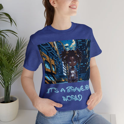 Brave New World | Black Girl Magic | Anime | HD Graphic | Trendy | Artwork |  Unisex | Men's | Women's | Tee | T-Shirt