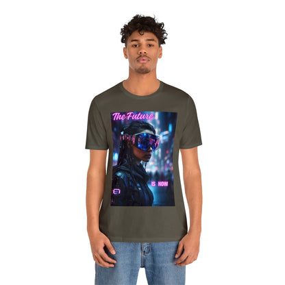 The Future Is Now | Anime Gift | Fantasy Girl |Cyberpunk | Sci Fi | Futuristic | HD Graphics | Unisex | Men's | Women's | Tee | T-Shirt