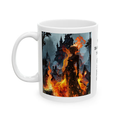 Return Of The Burned | Merry Meet | Wicca | Witchcraft | Coffee | Tea | Hot Chocolate | 11oz | White Mug