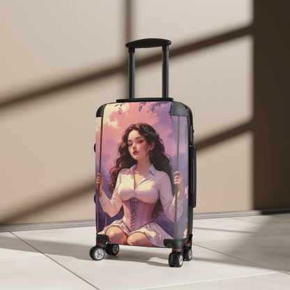 Garden Muse Suitcase with Elegant Design for Fashionable Adventurers