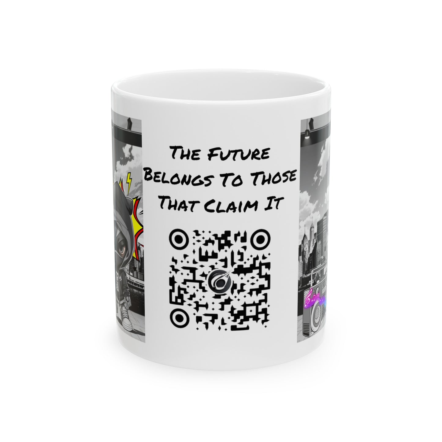 Don't Stop The Music | HD Graphic | Comic Style | Coffee | Tea | Hot Chocolate | 11oz | White Mug
