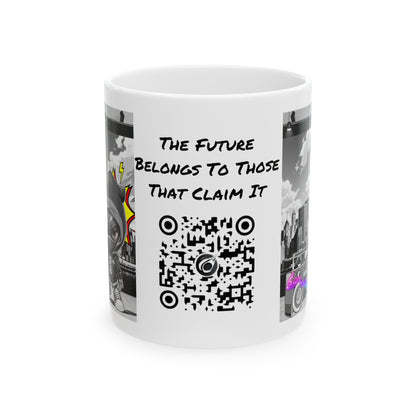 Don't Stop The Music | HD Graphic | Comic Style | Coffee | Tea | Hot Chocolate | 11oz | White Mug