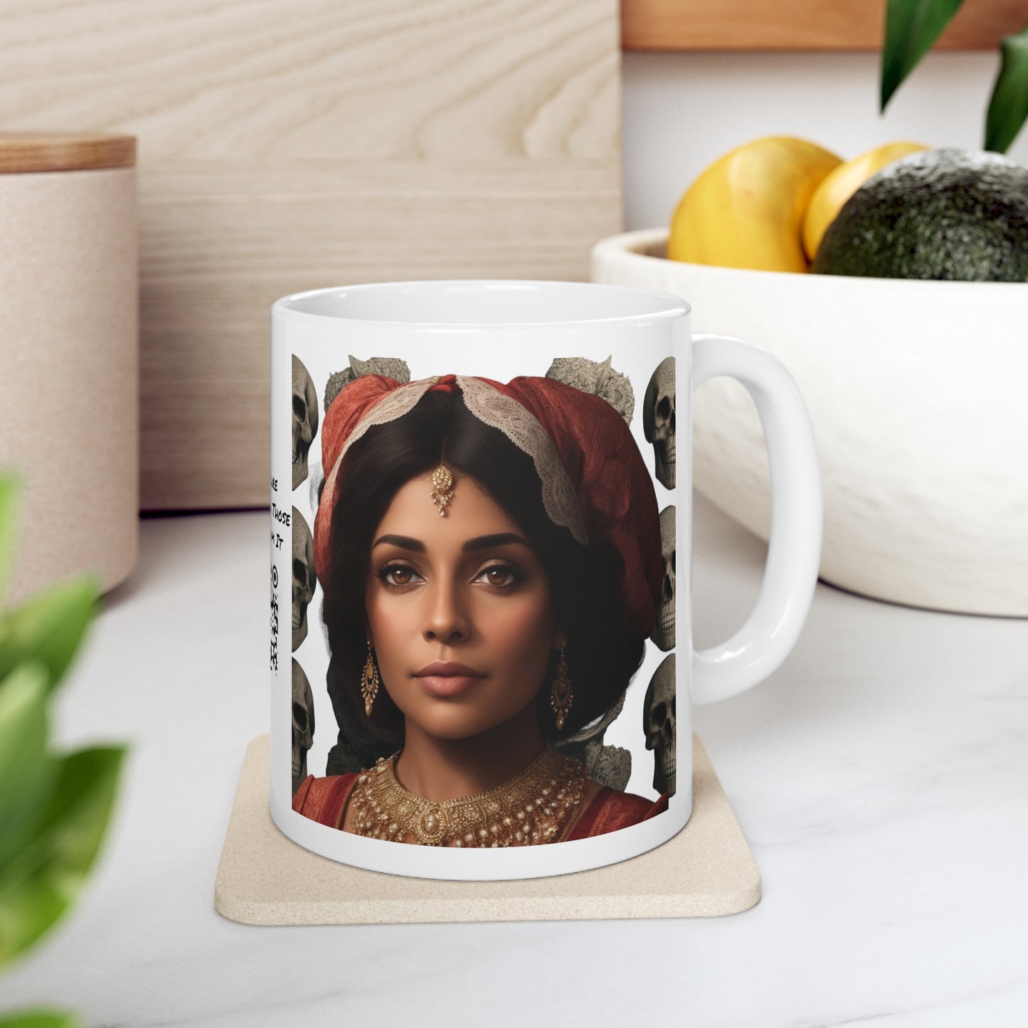 Maman Brigitte | Granny Brigitte | Voodoo | Ghede Family | Loa | Coffee | Tea | Hot Chocolate | Ceramic Mug | 11oz