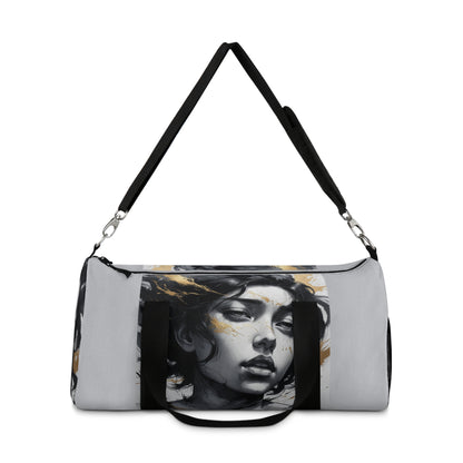 Artistic Duffel Bag - Unique Graphic Design for Travel and Gym