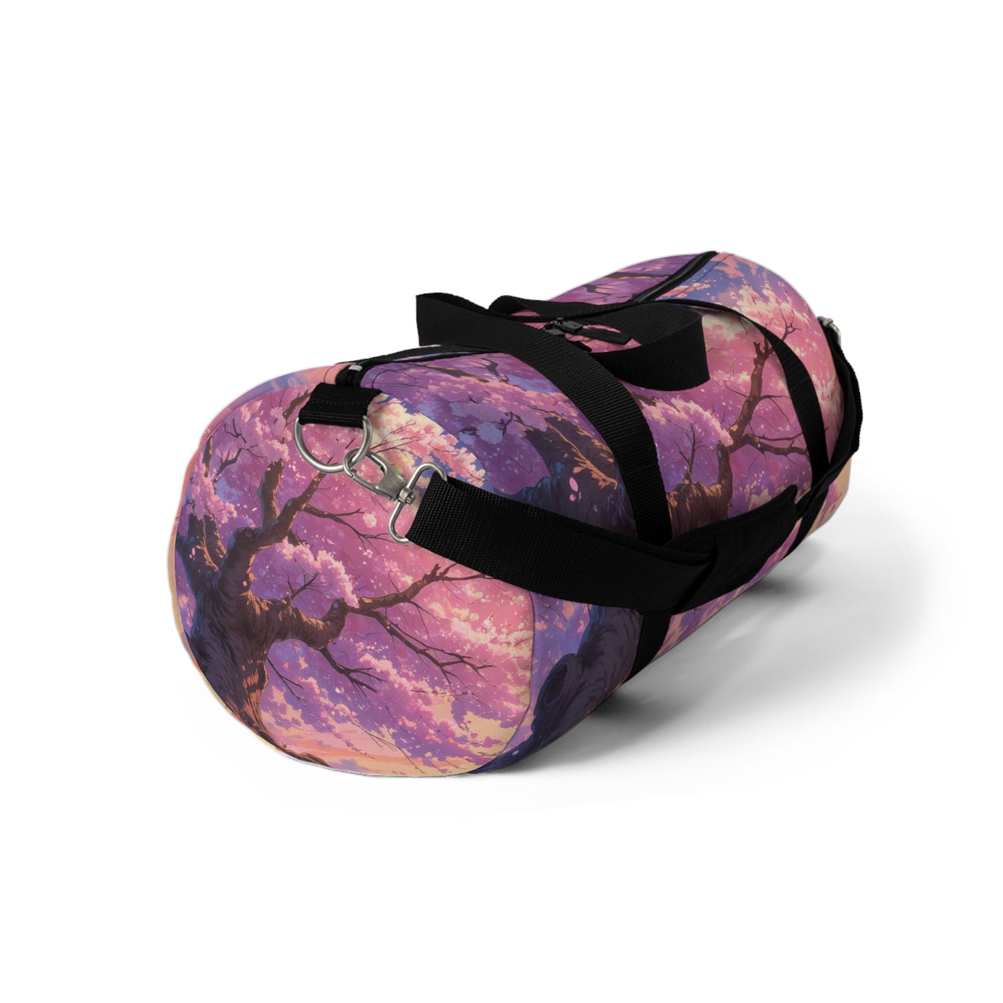 Cherry Blossom Print Duffel Bag - Stylish Travel Companion for Adventure Lovers