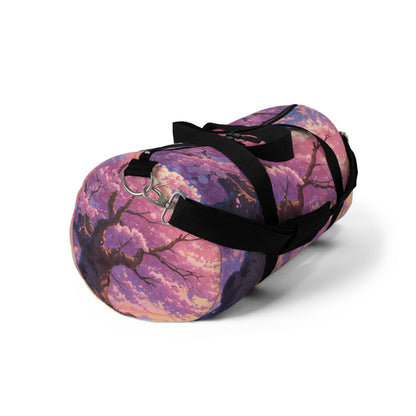 Cherry Blossom Print Duffel Bag - Stylish Travel Companion for Adventure Lovers