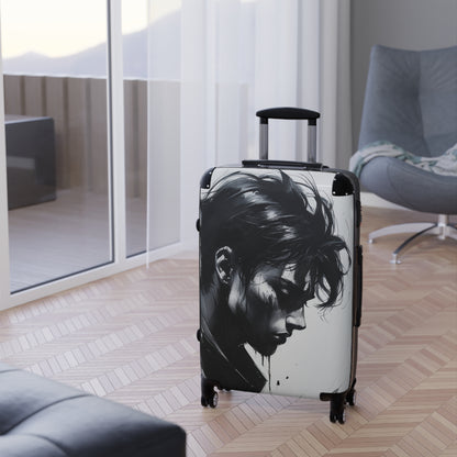 Anime Lover's Suitcase - Bold Graphic Design for Adventurers
