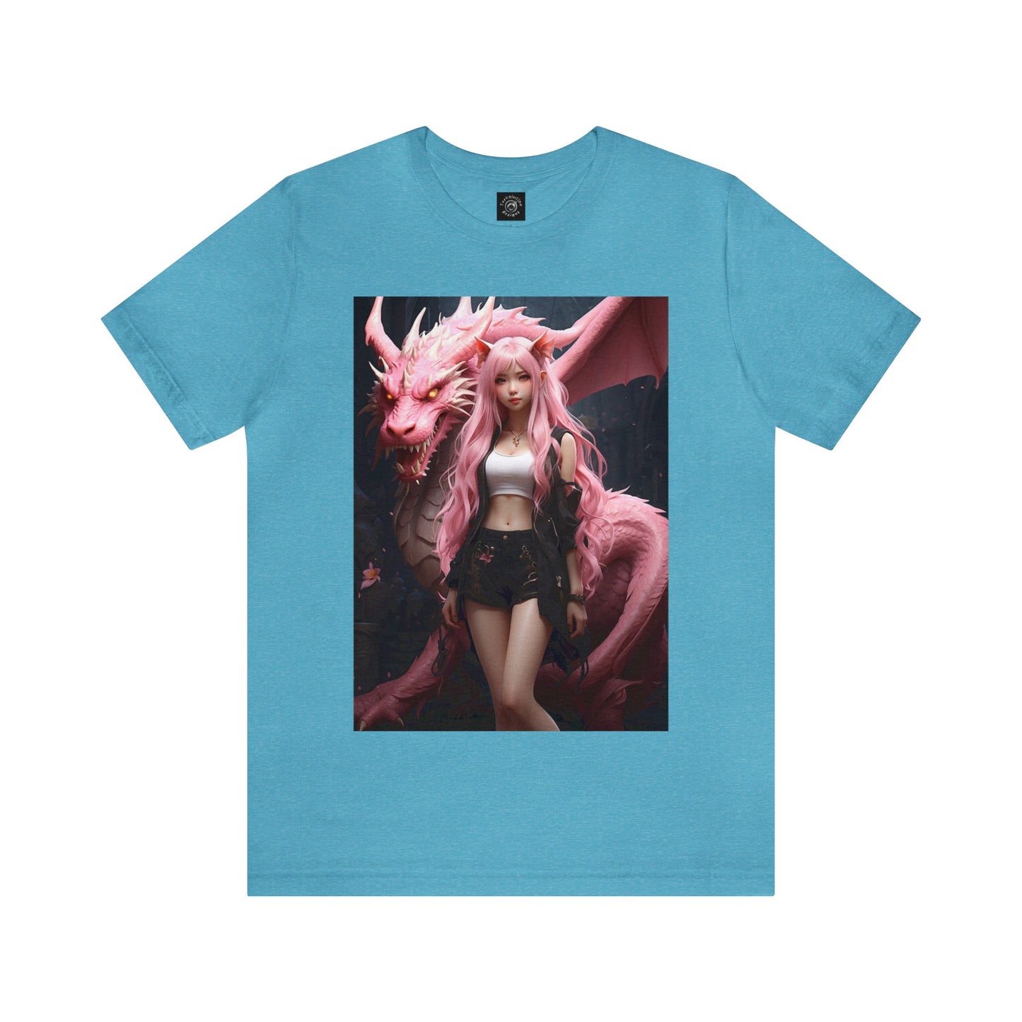 Dragon Lady | Fantasy | Anime | Gamer | HD Graphic | Unisex | Men's | Women's | Tee | T-Shirt