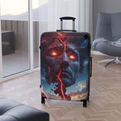 Bold Artwork Carry-On Suitcase with Artistic Design