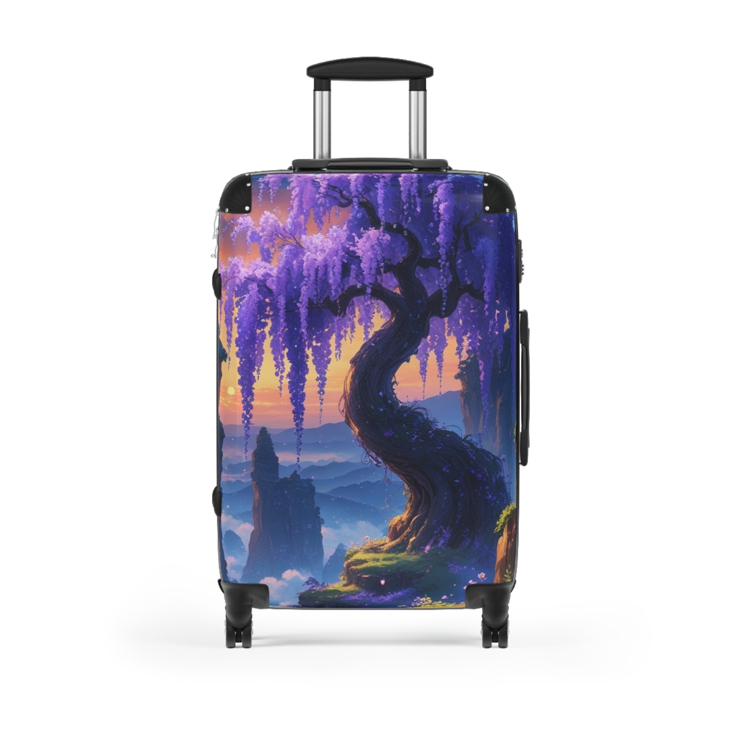 Fantasy Nature Design Suitcase - Traveler's Dream Luggage