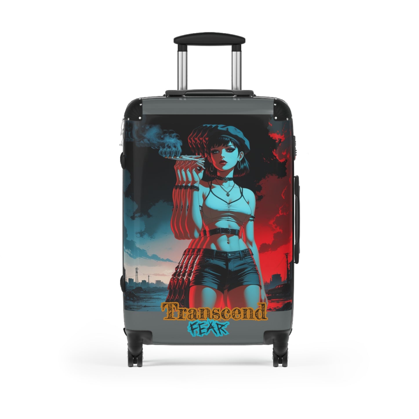 Transcend Fear Travel Suitcase – Stylish Luggage for Adventurers