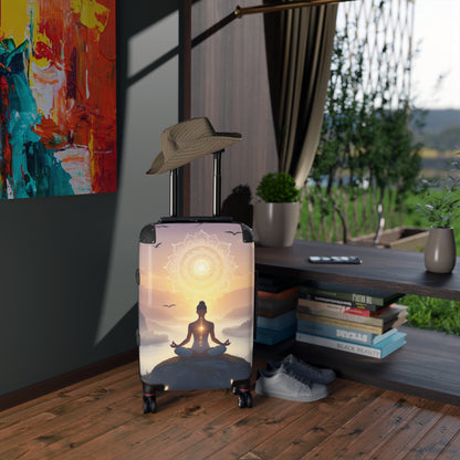 Mindfulness Yoga & Meditation Suitcase - Stylish Luggage with Serenity Design