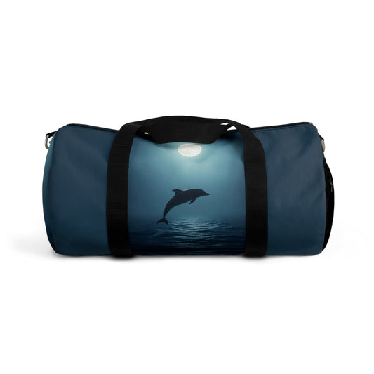 Ocean-Inspired Dolphin Duffel Bag - Travel Essential for Beach Lovers
