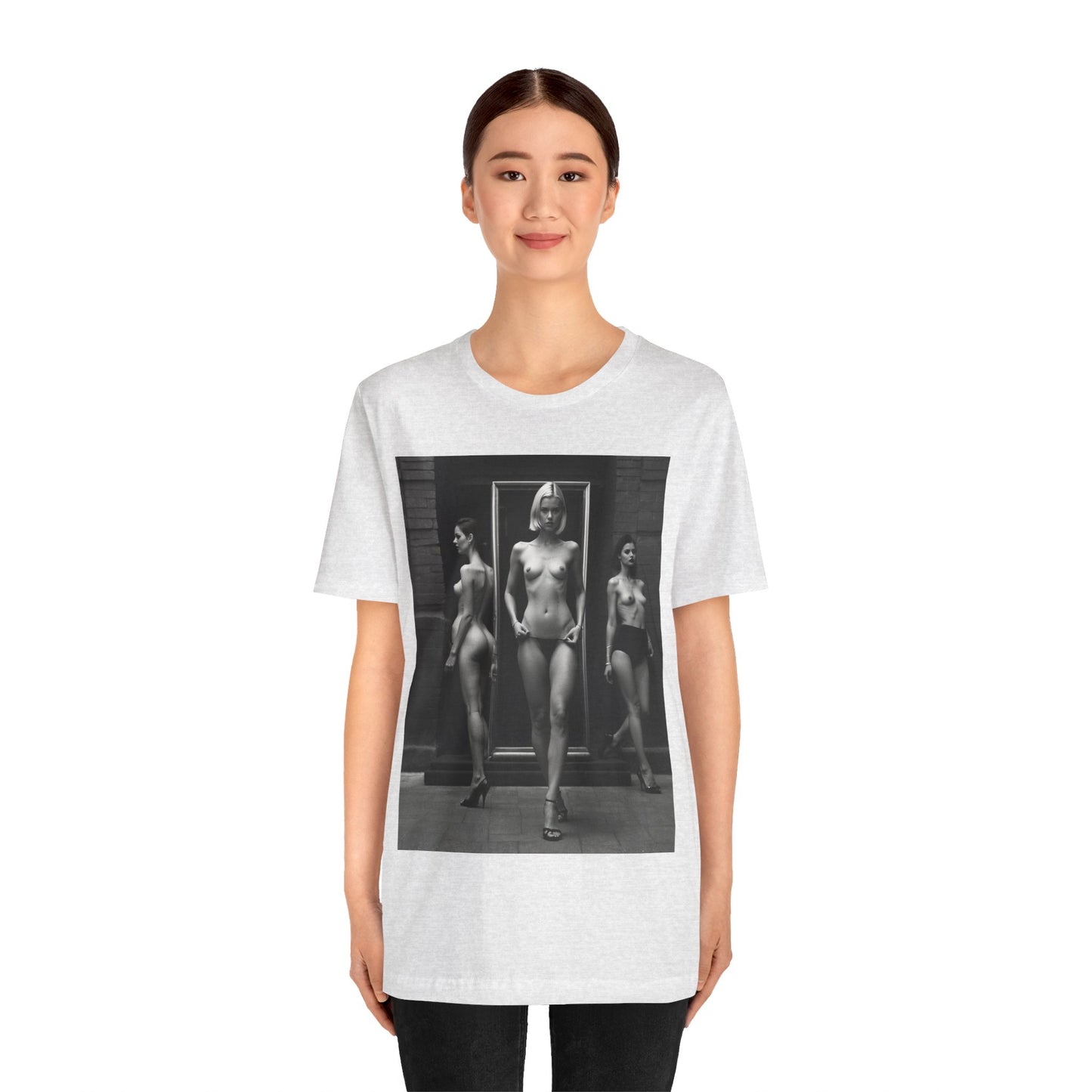 Black And White Beauties | Photorealism | Art | Nudes| Models | Fashion | HD Graphics | Unisex | Men's | Women's | Tee | T-Shirt