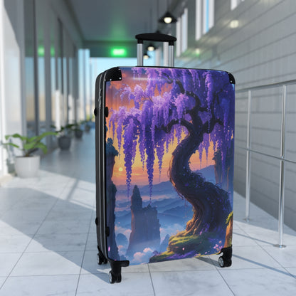 Fantasy Nature Design Suitcase - Traveler's Dream Luggage
