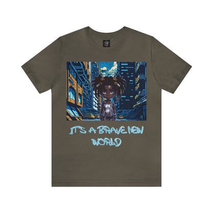 Brave New World | Black Girl Magic | Anime | HD Graphic | Trendy | Artwork |  Unisex | Men's | Women's | Tee | T-Shirt