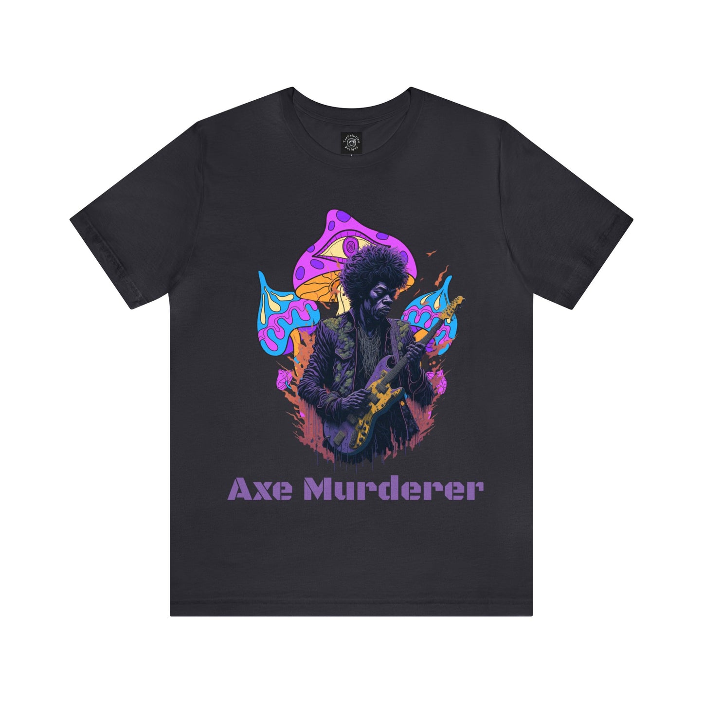 Axe Murderer | Guitar Hero | Psychedelic | Mushroom | Trippy | Unisex | Men's | Women's | Tee | T-Shirt