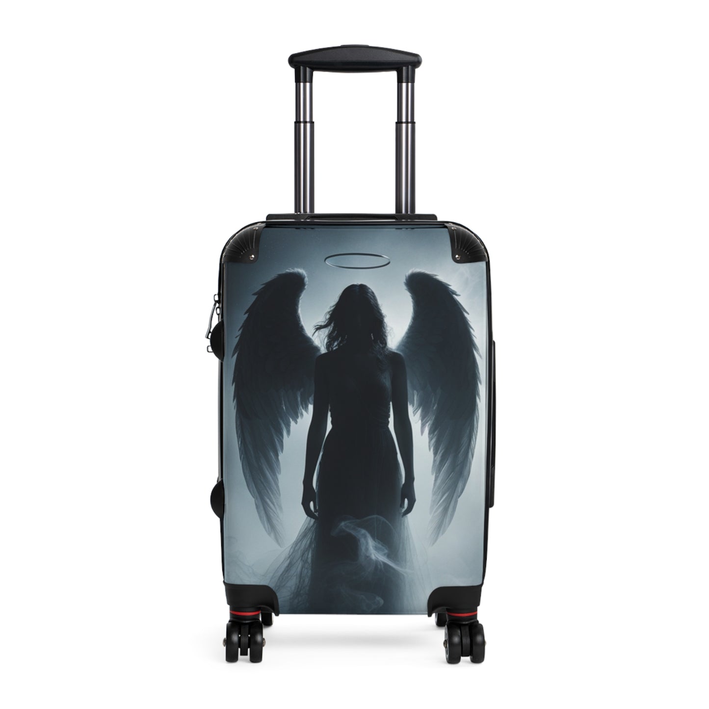 Angel Wings Design Carry-On Suitcase | Stylish Travel Luggage for Adventurers